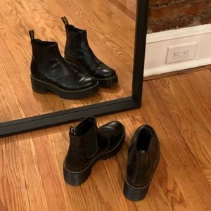 Dr Martens Rometty Platform Leather Boots Sz 9, 41